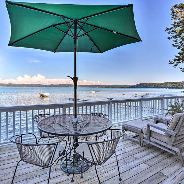 Updated Glen Arbor Cottage on Lake: Dock & Mooring