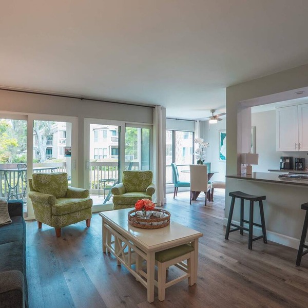 Updated Sea Pines Villa Walk to Harbour Town