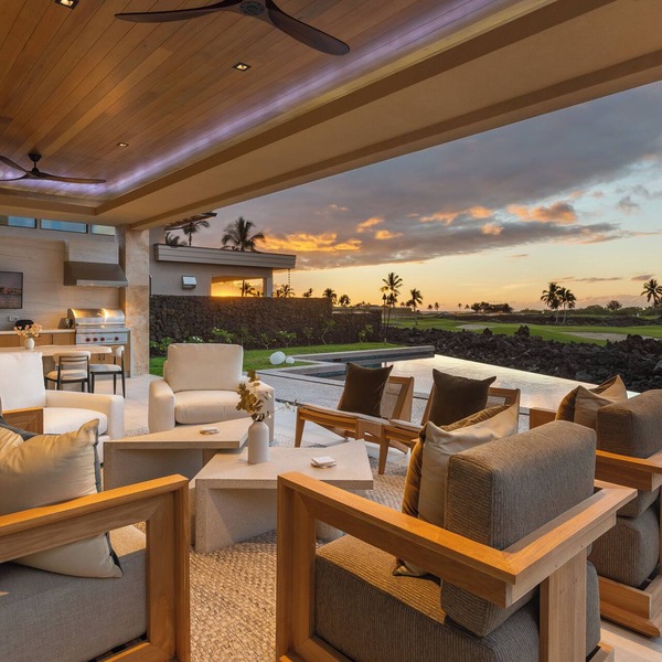 Upscale 6BR One Ocean Estate (GE3) at Mauna Lani – Golf Course Views & Pool