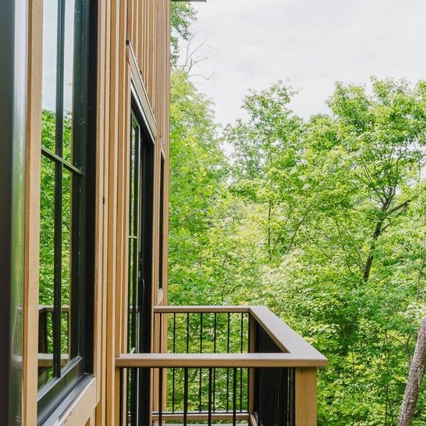 Upscale Newly Constructed Trailside Cabin Near Asheville