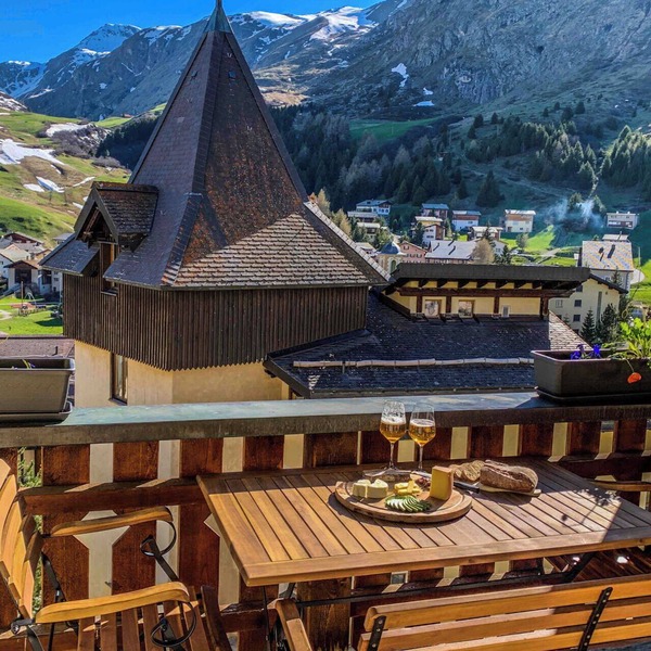 Vacation apartment with a wonderful view of the mountains