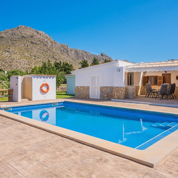 Vacation Villa 'Can Serra' with Private Pool, Mountain Views, Terrace & Garden