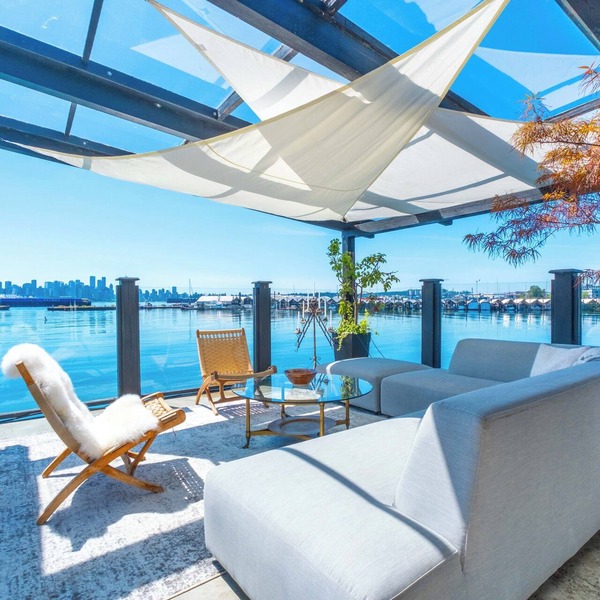 Vancouvers Largest Float Home | Ocean & City Views