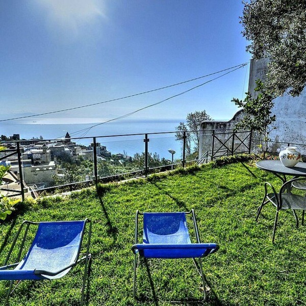 Villa Arletta: A characteristic two-story ancient house located on a hillside, facing the sea.