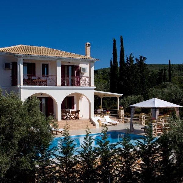 Villa Katia. An exclusive and comfort retreat at Tsoukalades. Sea & sunset views