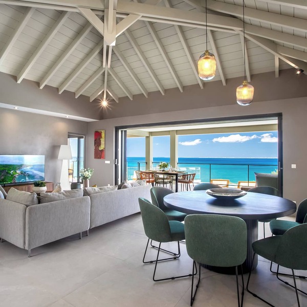 Villa M Beachfront Luxury Villa. Brand New. Wake up to the Caribbean Sea