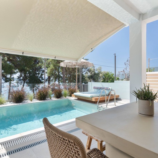 Villa 'Mella Roa - Onyx' with Sea View, Wi-Fi and Air Conditioning