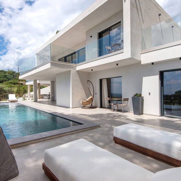 Villa 'Moddissi Charme' with Sea View, Wi-Fi and Air Conditioning