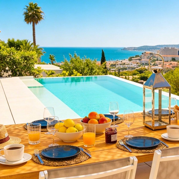 Villa Sitges Colonial. Impressive sea views. High design. Renovated.