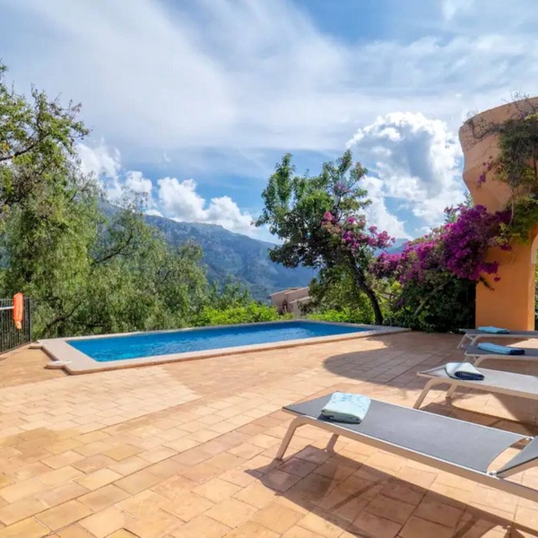 Villa 'Sol y Montes' with Mountain View, Private Pool and Wi-Fi