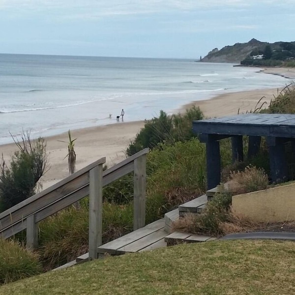 Wainui Absolute Beachfront Studio Unit