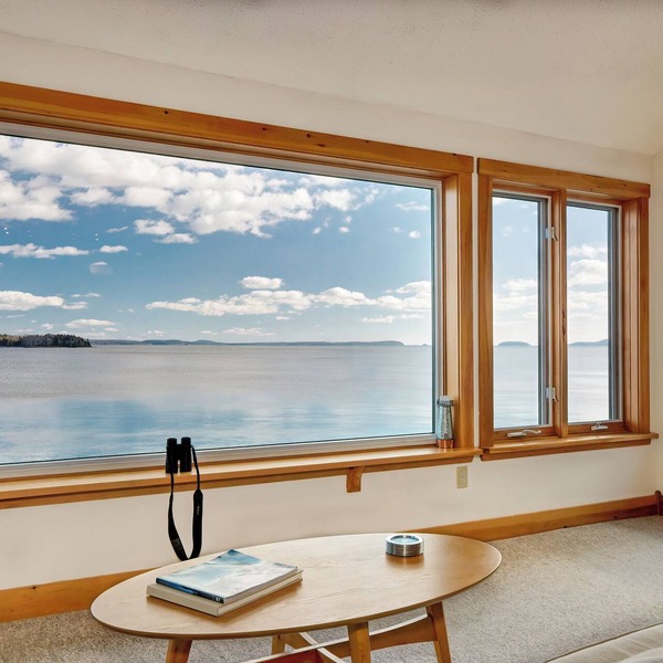 Water's Edge - Oceanfront Home with Water and Acadia Mountiain Views