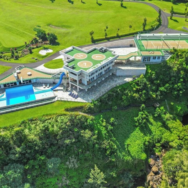 Waterfalling Estate is an oceanfront compound on the Big Island unlike any other