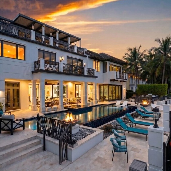 Waterfront 7BR Estate for 18 w/Infinity Pool, Spa, Private Dock, Wine Cellar