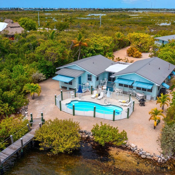 Waterfront Beach House with Dock & Heated Pool!