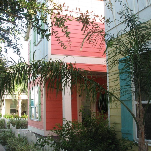 Waterfront community with its own private beach and fishing pier.