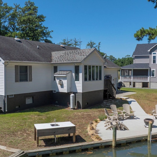 Waterfront home in a peaceful location on Chincoteague Island