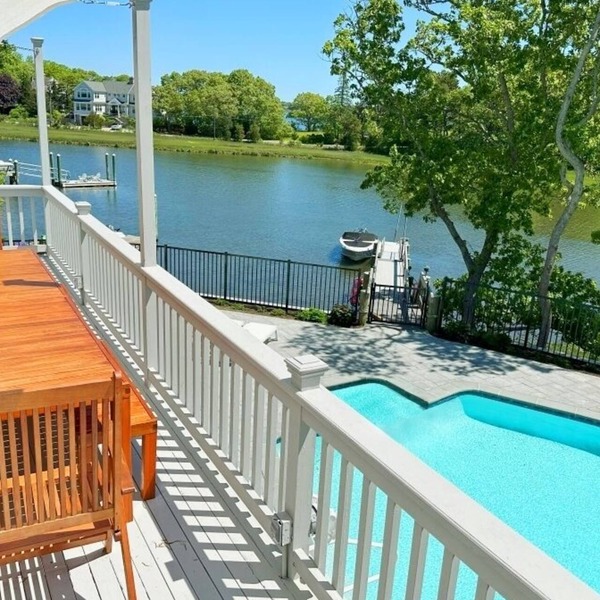 Waterfront home with private boat dock, heated pool, kayaks, A/C, and more