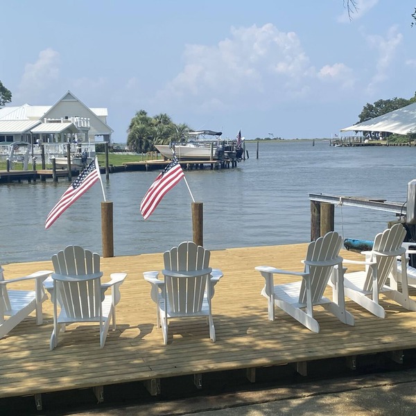 Waterfront House on Dauphin Island! Perfect Location!