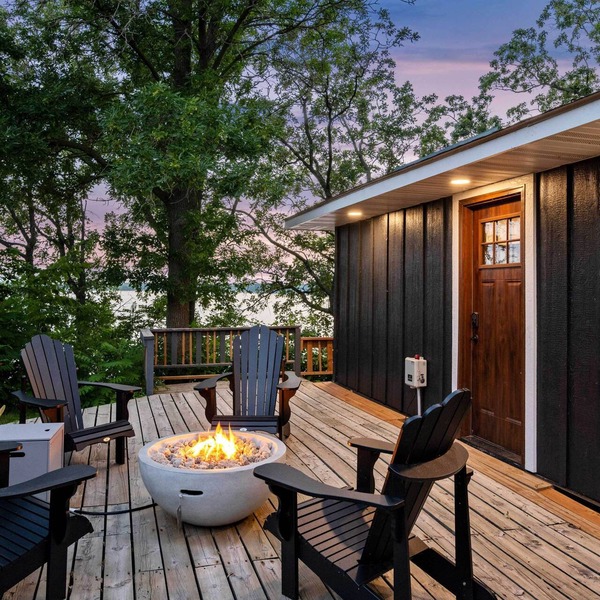 Waterfront Maple Lake Cabins w/Private Beach!