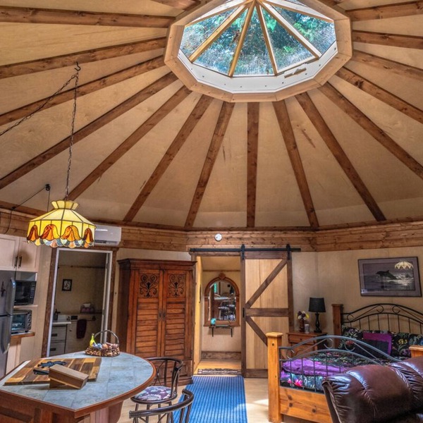 Welcome to Willowbend a peaceful forest country retreat. Unique Yurt style cabin