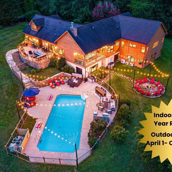 YES! Two Pools Two Firepits Views HotTub PizzaOven