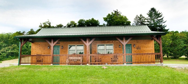 1/2 double cabin with king bed and single child sized pull-out sleep sofa (sleeps 2 adults & 1 child