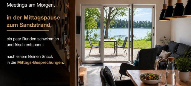 A dream vacation rental right on the lake – peace and quiet, the beach, and nature