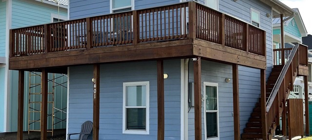 A Salty Air Retreat just steps away from the Gulf of Mexico