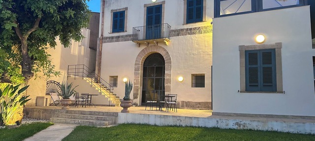 A typical 19th-century Sicilian dimora with tuff finishes and stunning view