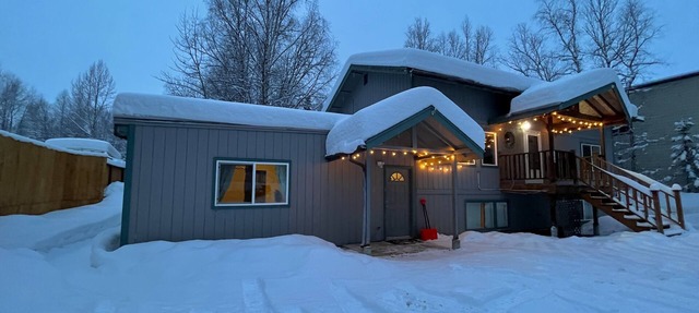 Alaskan studio in the mountains