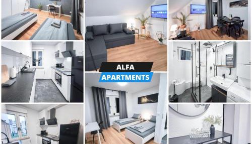 ALFA Stuttgart Apartment 4 Zimmer 4BR TV WIFI WM nahe Wasen & Daimler l 7Beds I 8 people I Kitchen l Bathroom l Eigene Küche und Bad AS125A2