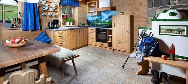 Almchalet Bergsteiger Stubn, 1-6 Personen, 107 qm, Dusche/WC, Balkon+Terrasse, TV, W-LAN, Wärmekabine, 3 Schlafzimmer