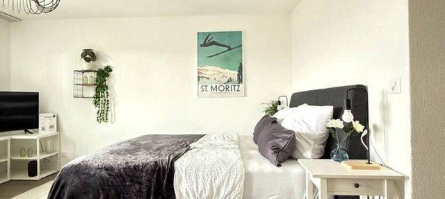 Apartment mit Seesicht und Balkon 1 min zum See