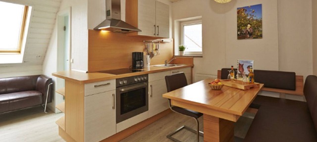 Apartment Schwalbennest with two bedrooms and walk-in shower