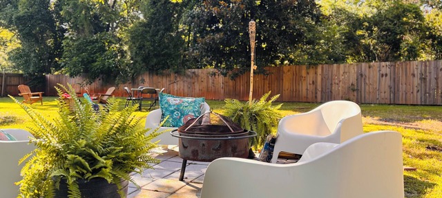 Backyard Bliss/Firepit Nights & Chill:8P/3B