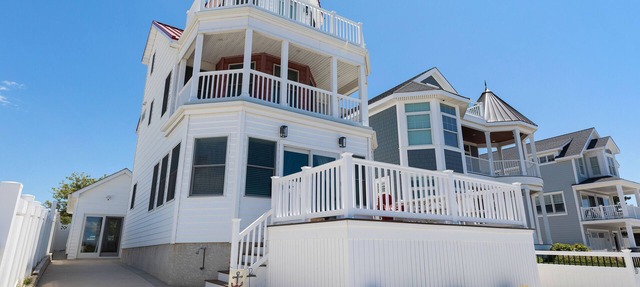 BEACHFRONT Home with HEATED POOL in North Cape May!