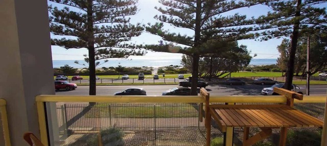 Beachfront self contained upstairs apartment