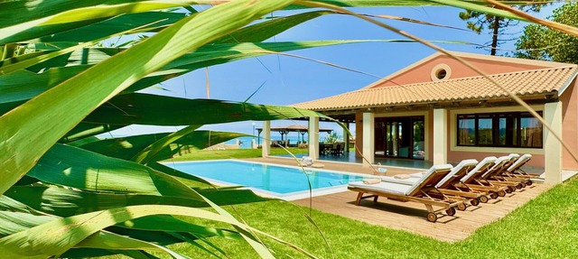 Beachfront Villa Calypso with private pool
