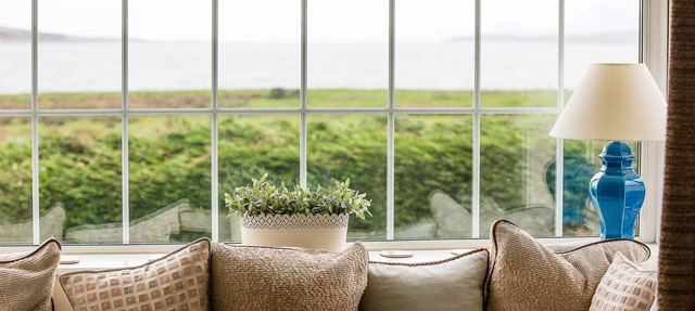 Beautiful location with sea views & beach close by.