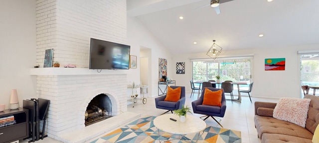 Beautifully Remodeled Mid-Century Modern Home with Private Heated Pool & Spa
