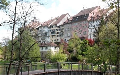 Bett am Weiher