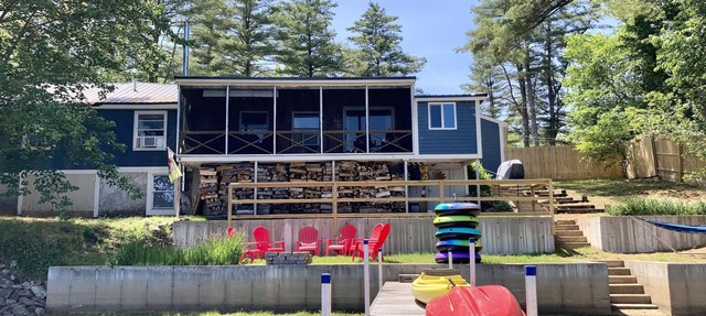 Big Pine Lakefront Cottage with Dock, Fire Pit & BBQ