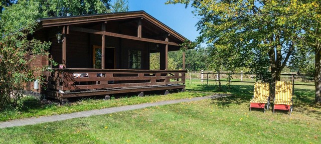Blockhaus mit Blick auf die Weide, Eschede