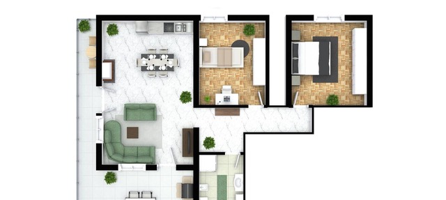 Blue Court, Iris Unit