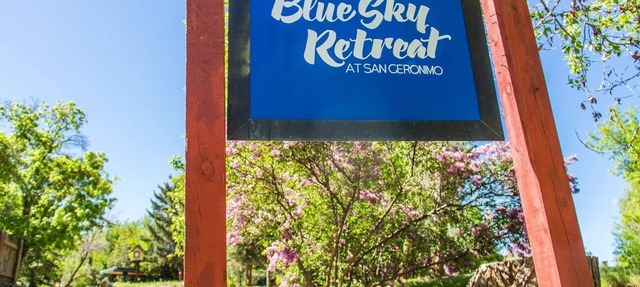 Blue Sky Bed & Breakfast at the historic San Geronimo Lodge is 18 bdr property