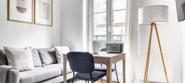 Blueground | République, balcony, furnished