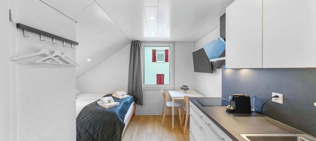 book2sty: Cozy Studio with kitchenette and washing machine
