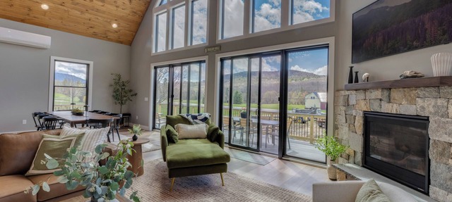 Brand new construction - Spacious Mountain Chalet in Sugar Hill, NH. Sleeps 18.