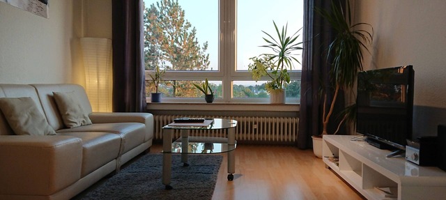 Bright apartment with panoramic views over Hannover and southloggia